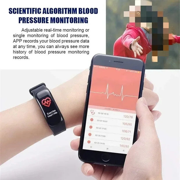 Heart Rate Blood Pressure Sleep Wristbands