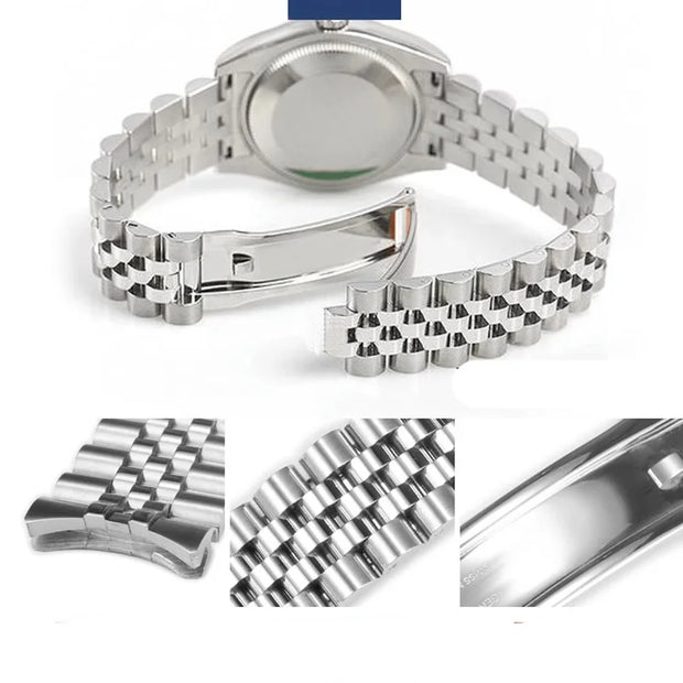 Solid Stainless Watch Band For Rolex